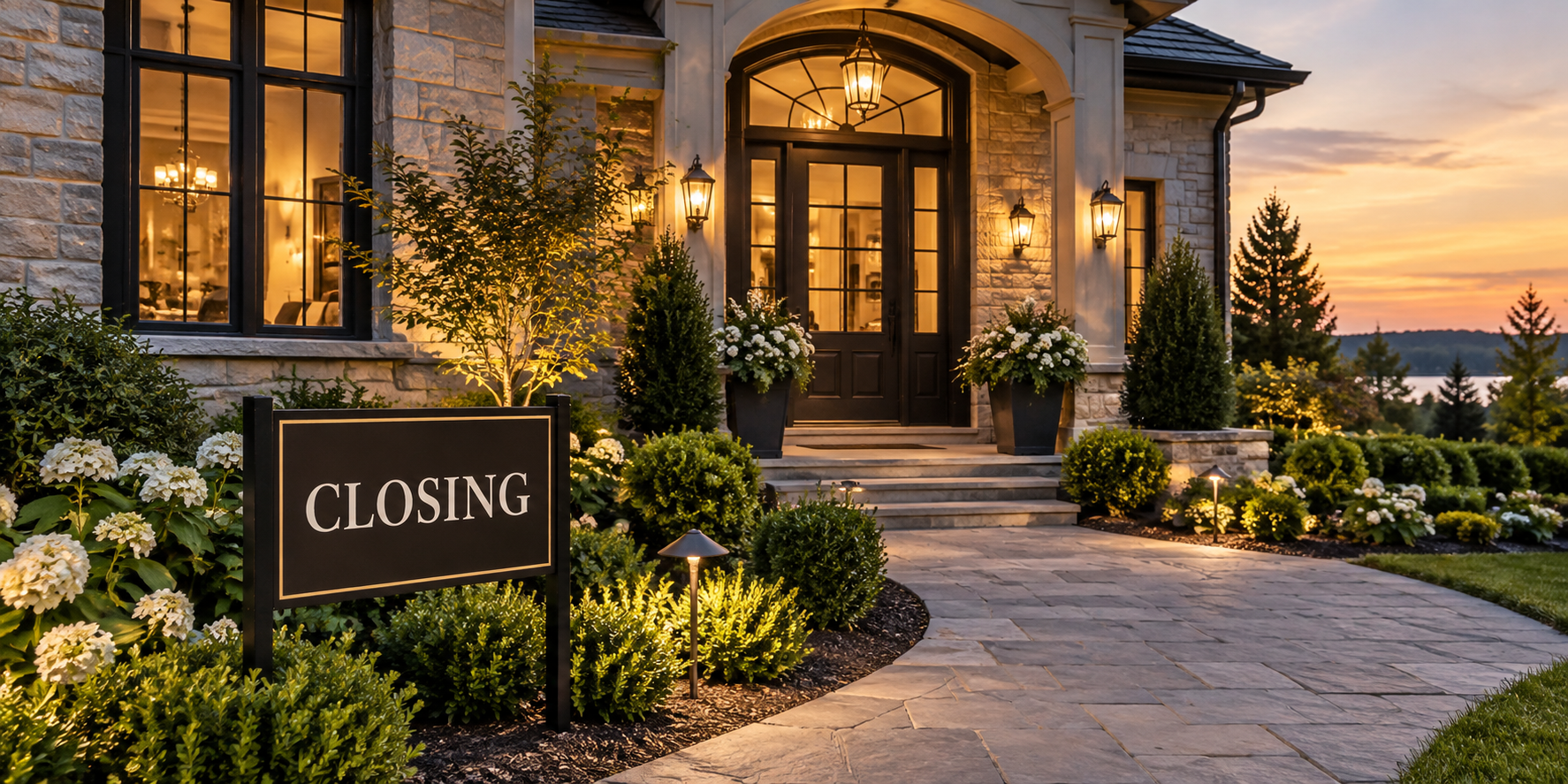 Real estate closing moment